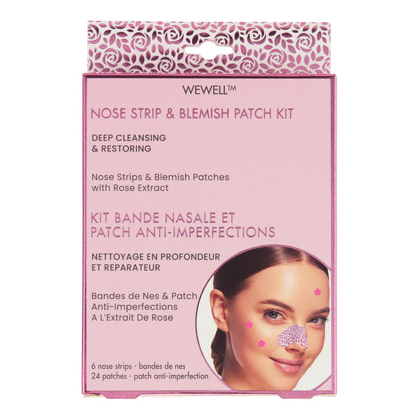 DOUBLE SIDED PORE EXTRACTOR & BLEMISH PATCH KIT - ROSE EXTRACT