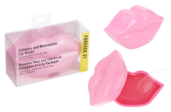 FOREVER 21 Collagen And Watermelon Lip Masks
