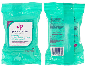FACIAL EXFOLIATING CLEANSING PADS W/MICROBEAD
