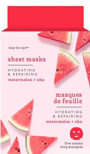 Watermelon and AHA Sheet Mask