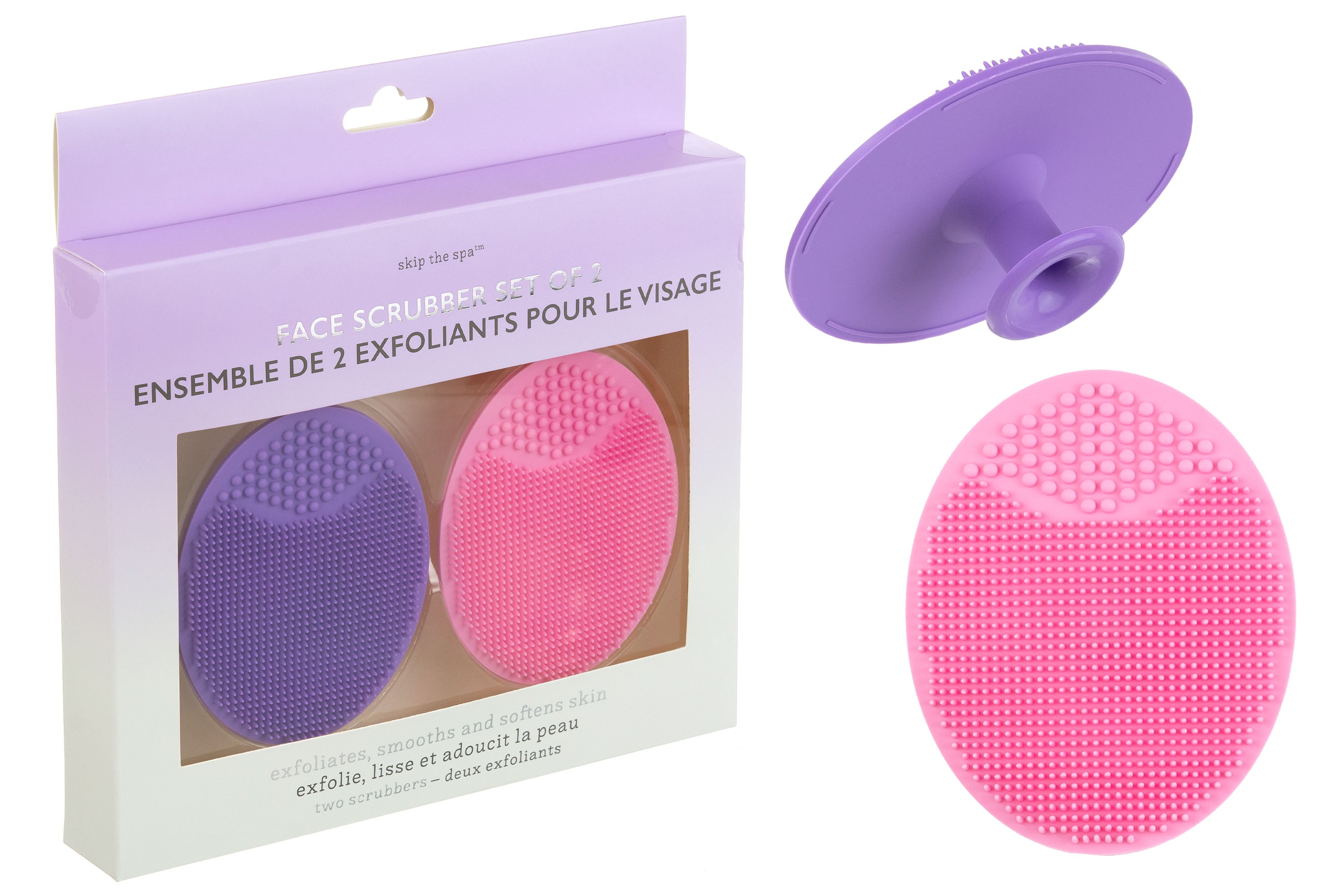 FACE SCRUBBER SET OF 2