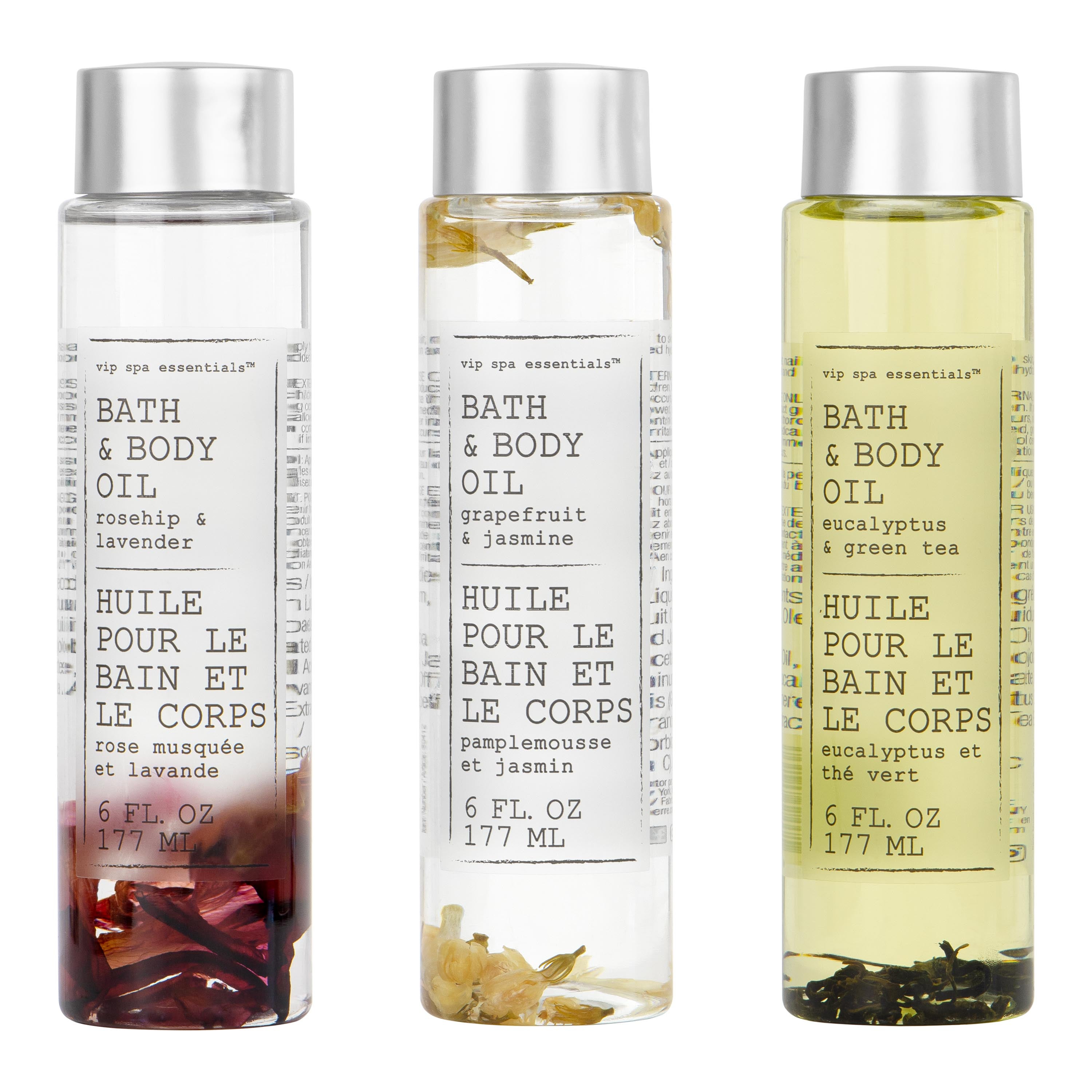 BATH AND BODY OIL - SET OF 3 – Jean Pierre Cosmetics